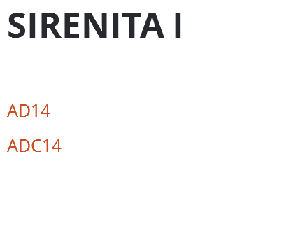 SIRENITA I Figura: 0.60 x 1.55 m. AD14 Acrílico 0.93 m. x 1.83 m. ADc14 Acrílico 0.81 m. x 1.83 m.